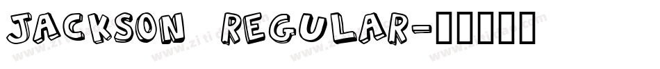 Jackson Regular字体转换